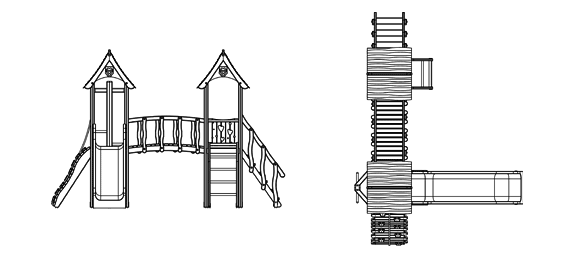 игровой комплекс 2 башни